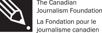 The Canadian Journalism Foundation logo/La Fondation pour le journalisme canadien