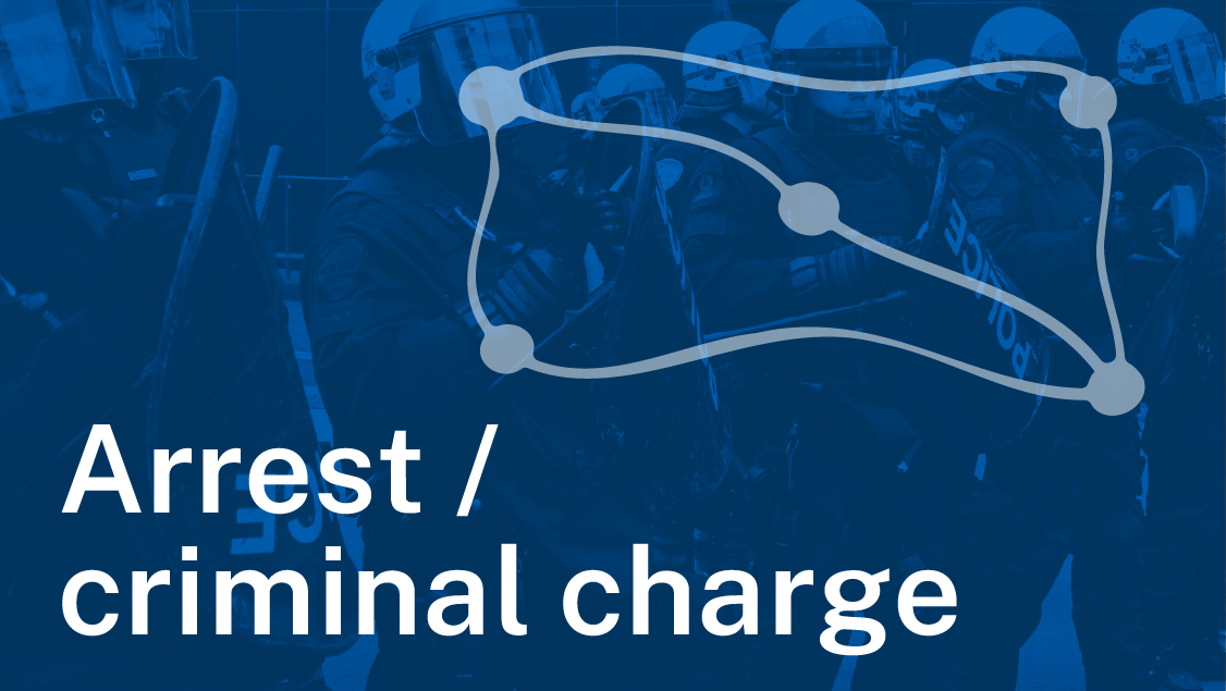 Arrest/criminal charge